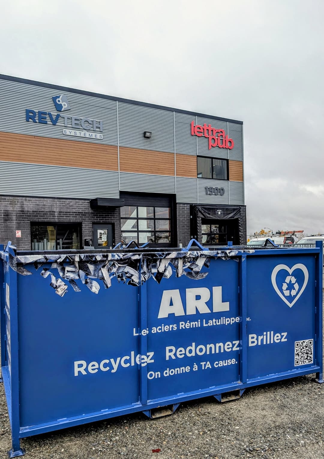 Faire briller, donner et recycler avec les Aciers Rémi Latulippe